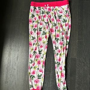 Little Sleepies Pajama Pants in roses print